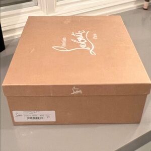 Christian Louboutin Tan Shoe Box